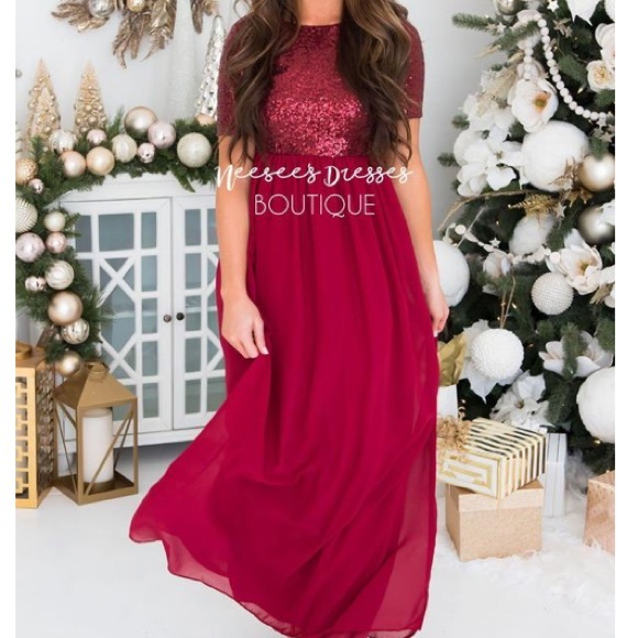 Neesee’s Dresses Medium Burgundy Dress (unused) - Picture 1 of 3